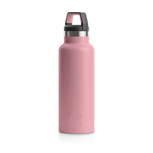 RTIC 16oz Water Bottle, Dusty Rose, Matte, Stainless Steel & Vacuum Insulated, Case of 24