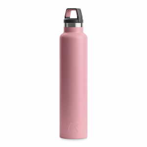 RTIC 26oz Water Bottle, Dusty Rose, Matte, Stainless Steel & Vacuum Insulated