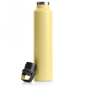 RTIC 26oz Water Bottle, Sunlight, Matte, Stainless Steel & Vacuum Insulated