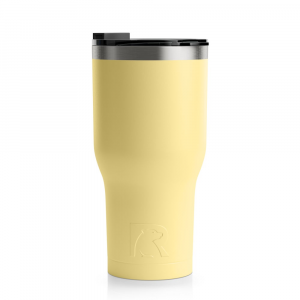 RTIC 30oz Tumbler, Sunlight, Matte, Stainless Steel & Vacuum Insulated, Flip-Top Lid