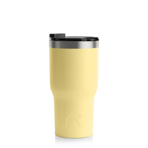 RTIC 20oz Tumbler, Sunlight, Matte, Stainless Steel & Vacuum Insulated, Flip-Top Lid