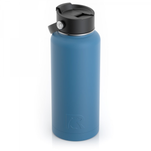 RTIC 32oz Bottle, Slate Blue, Matte, Stainless Steel & Vacuum Insulated, Case of 20