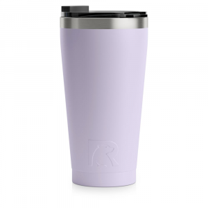 RTIC 16oz Pint Tumbler, Dusty Lilac, Matte, Stainless Steel & Vacuum Insulated, Flip-Top Lid, Case of 48