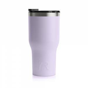 RTIC 30oz Tumbler, Dusty Lilac, Matte, Stainless Steel & Vacuum Insulated, Flip-Top Lid, Case of 30
