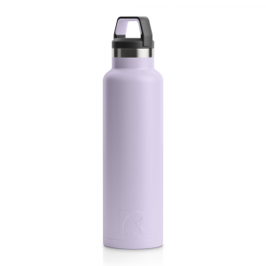 RTIC 20oz Water Bottle, Dusty Lilac, Matte, Stainless Steel & Vacuum Insulated, Case of 24