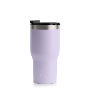 RTIC 20oz Tumbler, Dusty Lilac, Matte, Stainless Steel & Vacuum Insulated, Flip-Top Lid