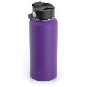 RTIC 32oz Bottle, Majestic Purple, Matte, Stainless Steel & Vacuum Insulated, Case of 20