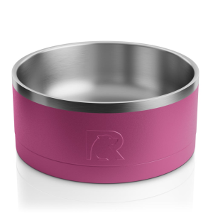 Large 3-In-1 Dog Bowl, Very Berry & Flamingo, Case of 12