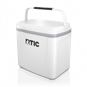 8 QT Road Trip Personal Cooler, White & Grey