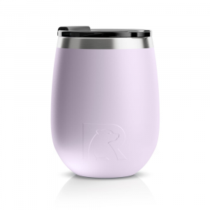 RTIC 10oz Wine Tumbler, Dusty Lilac, Matte, Stainless Steel & Vacuum Insulated, Flip-Top Lid, Case of 24