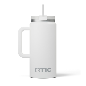 64oz Road Trip Tumbler, White, Case of 9