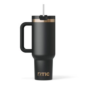 40oz Road Trip Tumbler, Black Brass