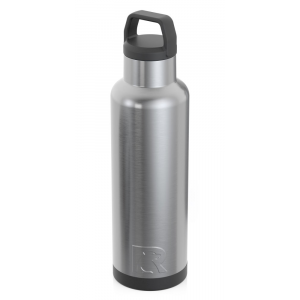 RTIC 20oz Water Bottle, Stainless, Matte, Stainless Steel & Vacuum Insulated, Case of 24