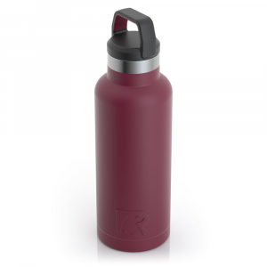 RTIC 16oz Water Bottle, Maroon, Matte, Stainless Steel & Vacuum Insulated, Case of 24