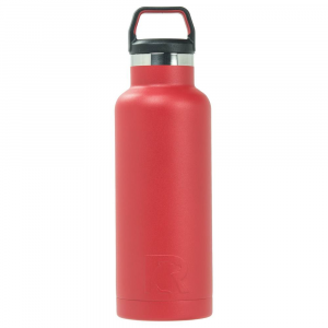 RTIC 16oz Water Bottle, Cardinal, Glossy, Stainless Steel & Vacuum Insulated, Case of 24