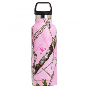 RTIC 16oz Water Bottle, Pink Camo, Matte, Stainless Steel & Vacuum Insulated, Case of 24