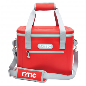RTIC 30 Can Soft Pack Cooler, Cardinal Leakproof & Puncture Proof