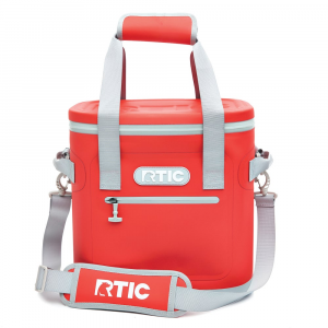 RTIC 20 Can Soft Pack Cooler, Cardinal Leakproof & Puncture Proof