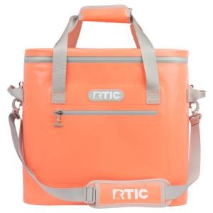 RTIC 40 Can Soft Pack Cooler, Coral Leakproof & Puncture Proof