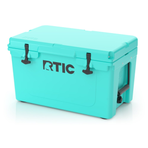 45 QT Ultra-Tough Cooler, Seafoam Green, Heavy Duty Rope Handles, T-Latch Closure