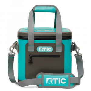 RTIC 12 Can Soft Pack Cooler, Seafoam Green Leakproof & Puncture Proof