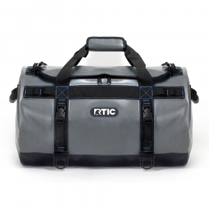 RTIC Medium Duffle Bag, Grey, Water Resistant and Puncture Resistant, Rugged