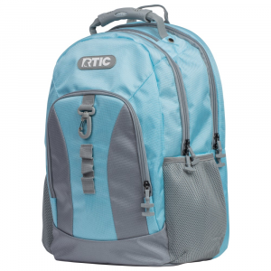 RTIC Summit Laptop Backpack, Sky Blue & Grey, Adjustable Straps, Padded