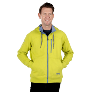RTIC Men's Water-Repellent Full-Zip Hoodie, Green Apple, XXL
