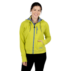 RTIC Women's Water-Repellent Full-Zip Hoodie, Green Apple, XXL