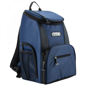 15 Can Lightweight Backpack Cooler, , Navy & Black, Adjustable Straps, Padded