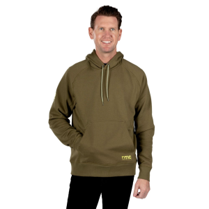 Water-Repellent Pullover Hoodie - Athletic Fit, Olive, L
