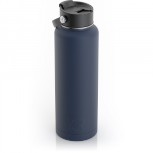 RTIC 40oz Bottle, Navy, Matte, Stainless Steel & Vacuum Insulated