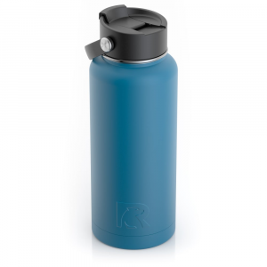 RTIC 32oz Bottle, Lake Blue, Matte, Stainless Steel & Vacuum Insulated