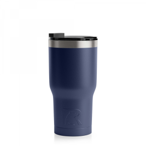 RTIC 20oz Tumbler, Navy, Matte, Stainless Steel & Vacuum Insulated, Flip-Top Lid, Case of 48