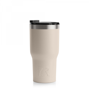 RTIC 20oz Tumbler, Beach, Matte, Stainless Steel & Vacuum Insulated, Flip-Top Lid, Case of 48