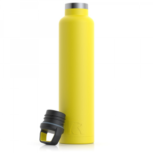 RTIC 26oz Water Bottle, Sunflower, Matte, Stainless Steel & Vacuum Insulated