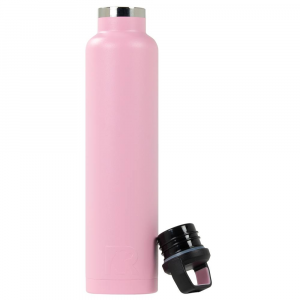 RTIC 26oz Water Bottle, Flamingo, Matte, Stainless Steel & Vacuum Insulated