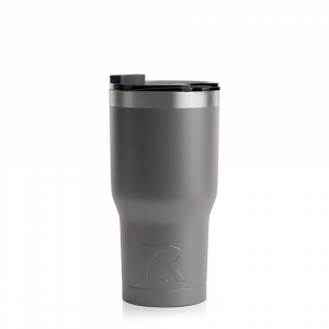 RTIC 20oz Tumbler, Graphite, Matte, Stainless Steel & Vacuum Insulated, Flip-Top Lid, Case of 48