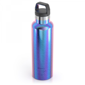 RTIC 20oz Water Bottle, Pacific, Glitter, Stainless Steel & Vacuum Insulated