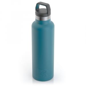 RTIC 20oz Water Bottle, Deep Harbor, Matte, Stainless Steel & Vacuum Insulated