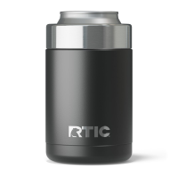 RTIC 12oz Can Cooler, Black, Matte