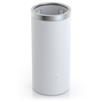 RTIC 12oz Skinny Can Cooler, White, Matte