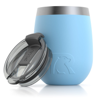 RTIC 10oz Wine Tumbler, RTIC Ice, Matte, Stainless Steel & Vacuum Insulated, Flip-Top Lid