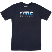 RTIC Men's Blue Horizon Short Sleeve T-Shirt, M