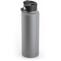 RTIC 40oz Bottle, Graphite, Matte, Stainless Steel & Vacuum Insulated, Case of 20
