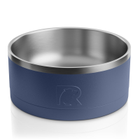 Large 3-In-1 Dog Bowl, Navy & Graphite, Case of 12