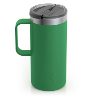 RTIC 16oz Travel Mug, Fairway, Matte, Stainless Steel & Vacuum Insulated, Flip-Top Lid, Case of 24