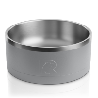 Large 3-In-1 Dog Bowl, Graphite & Sea Glass