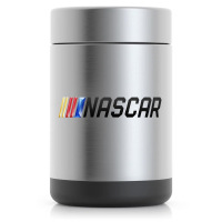 12oz NASCAR Can Cooler, Stainless, NASCAR Logo