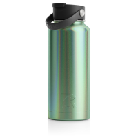 RTIC 32oz Bottle, Cypress Pine, Glitter, Stainless Steel & Vacuum Insulated